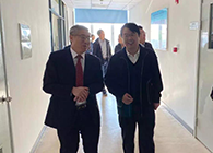 浦东新区管小军副区长一行来ag亚娱考察指导工作