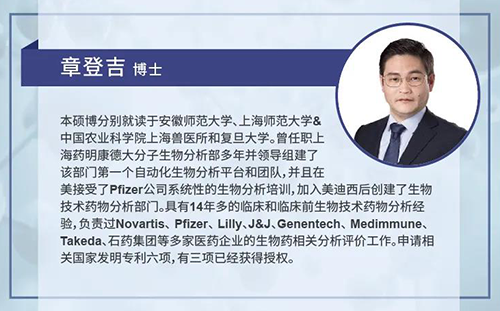 ag亚娱生物技术药物分析部主任章登吉博士